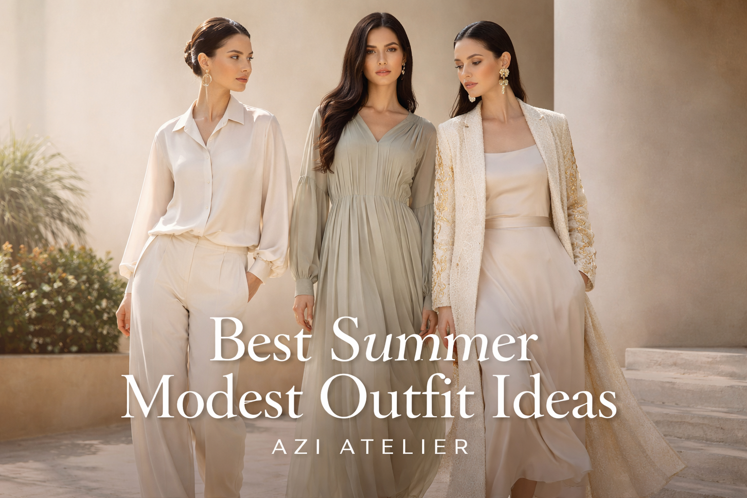 Best Outfit Ideas for Summer Modest Fashion | AZI ATELIER