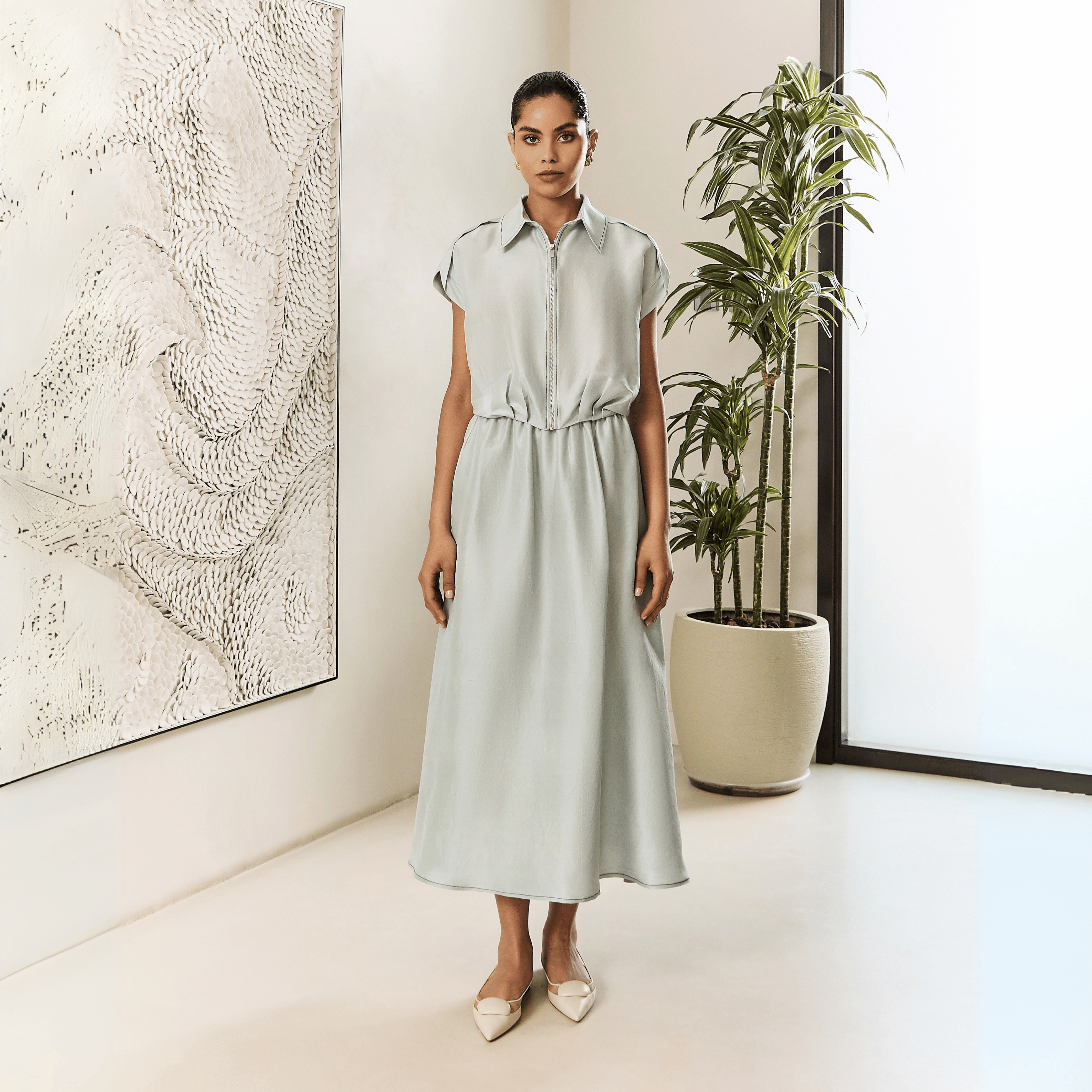 طقم تنورة بلوبيل