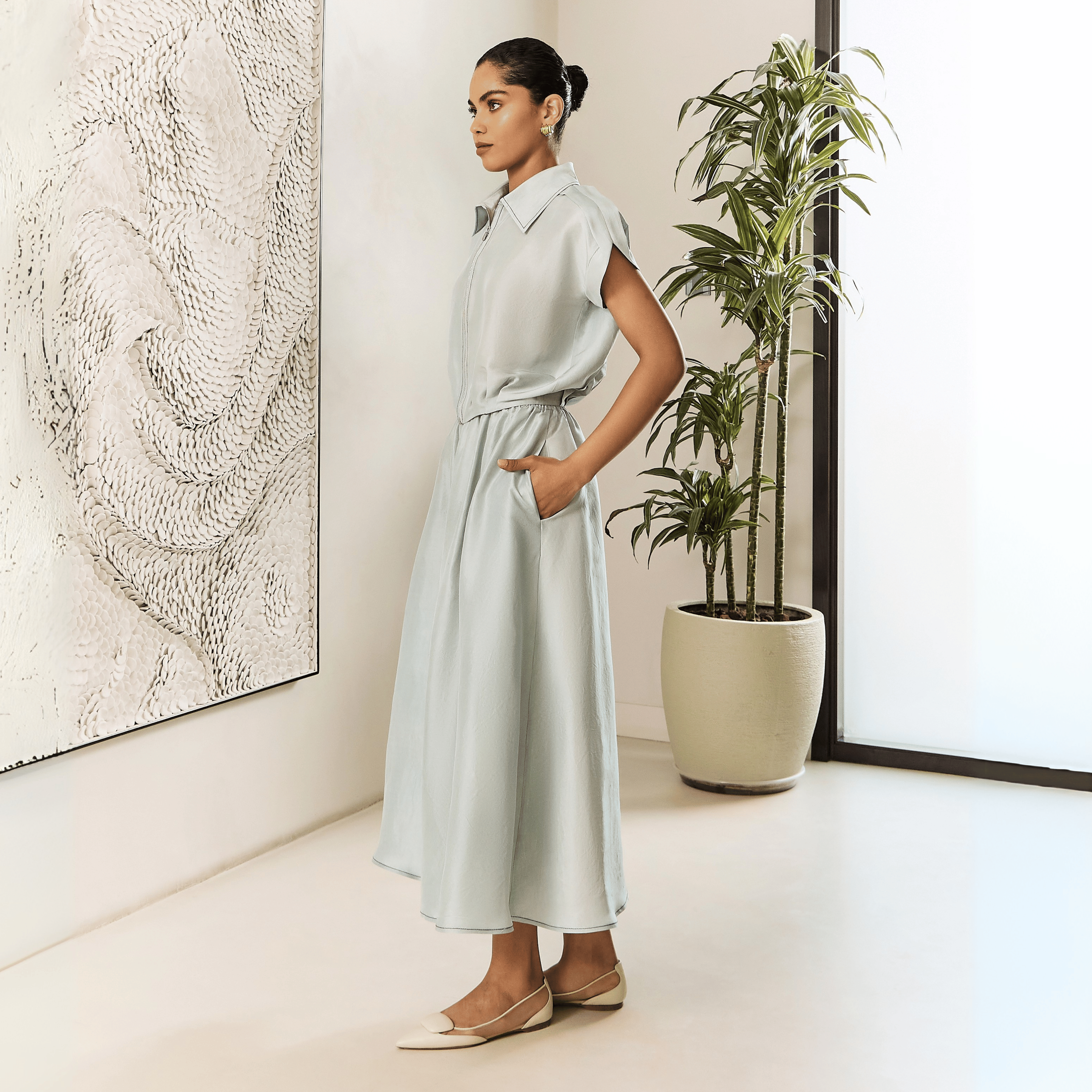 طقم تنورة بلوبيل