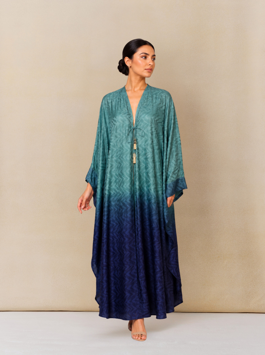 Elara Green Blue Ombre